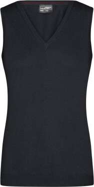 Daiber JN 656 Dámská svetrová vesta s výstřihem do V 02.0656 black XS
