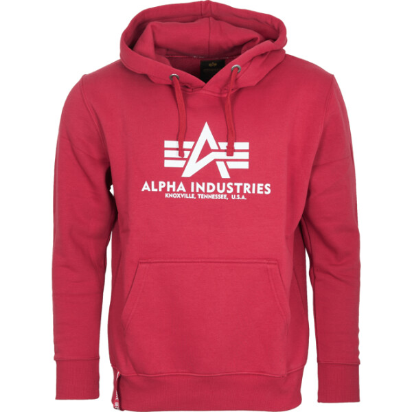 Alpha Industries Mikina Basic Hoody rbf red XL