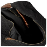 Trendy dámská textilní kabelka na rameno Alice, černá