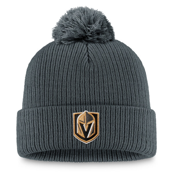 Fanatics Pánská zimní čepice Vegas Golden Knights NHL A/CAP Beanie Cuff Pom
