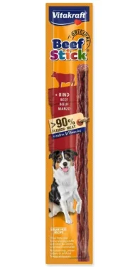 Vitakraft Beef Stick hovězí 12 g / Pochoutka pro psy / Masová tyčinka (494-23009)