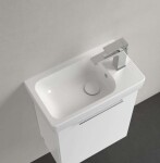 VILLEROY & BOCH - Architectura Umývátko 48x28 cm, s přepadem, otvor pro baterii vpravo, CeramicPlus, alpská bílá 438648R1