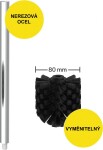 Eisl - Nástěnný držák na WC kartáč, chrom BA0205 BA0205