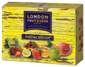 London Fruit & Herb Speciální edice box žlutý 30 sáčků