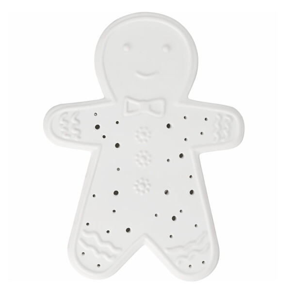 Räder Svítící LED dekorace Gingerbread, bílá barva, porcelán