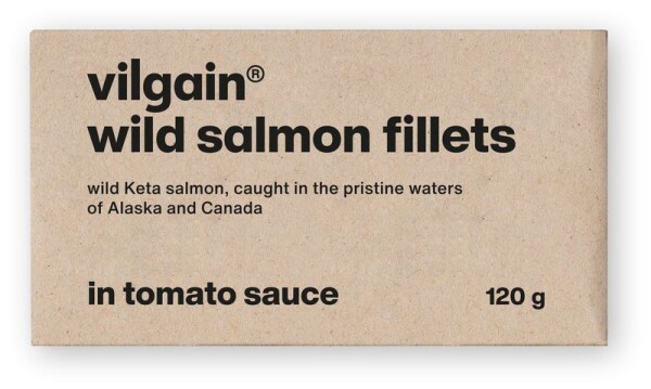 Vilgain Filety z divokého lososa – rajčatová omáčka 120 g