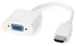 Nedis Adaptér HDMI (M) - VGA (F) bílá / Redukce / Poniklované / PVC (CCGB34900WT02)