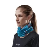 CEP Logo Bandana blue grey - Běžecký multifunkční nákrčník CEP - ledově modrá / šedá
