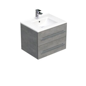 Koupelnová skříňka s umyvadlem SAT Cube Way 60x53x46 cm beton mat CUBE46602BEMOD CUBE46602BEMOD