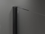 MEXEN/S - Velar posuvné sprchové dveře 150, transparent, černá 871-150-000-01-70