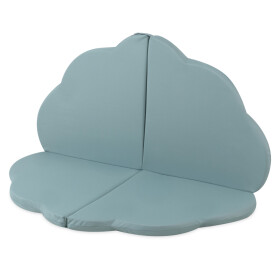 PLUSH NEST PLUSH NEST Venkovní voděodolná plyšová hrací podložka ve tvaru květu 115 × 115 × 5 cm zelená