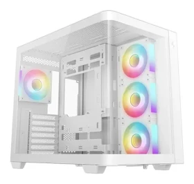 DEEPCOOL CG530U 4F bílá / PC skříň / midi-tower / ATX / 4× ARGB ventilátor / tvrzené sklo (R-CG530U-WHAGA4-G)