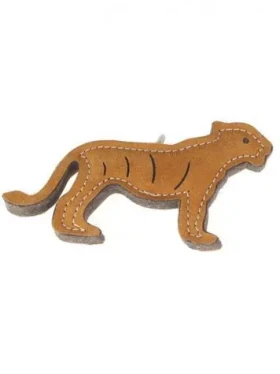 AnimALL Hračka Tygr malý natural kůže podložená plstí 9x20 cm (110326)
