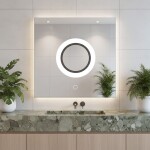 Tutumi - Zrcadlo LED 60x60 YH-BL-12 HOM-01513