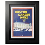 Mustang Obraz v rámu Boston Bruins NHL Program Cover Boston Garden News 1930