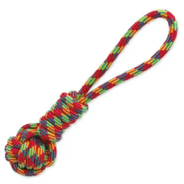 Dog Fantasy Hračka - přetahovadlo tenisák házecí 34cm (124-12071)