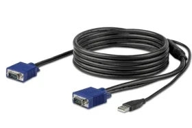 StarTech KVM konzolový kabel VGA + USB černá / Kabel / 3 m / max. rozlišení 1920 x 1200 px (RKCONSUV10)