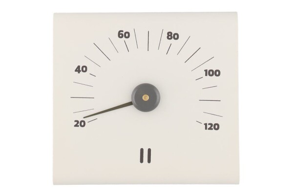 RENTO Teploměr do sauny AL - bílý