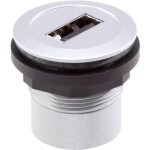 Schlegel Vestavný konektor USB 2.0 typ A, dvojitý zásuvka, vestavná RRJ_2USB 2x USB zásuvka typu A ⇔ 2 x USB zástrčka typu A RRJ_