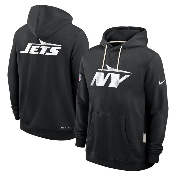 Nike Pánská mikina New York Jets NFL 2025 Sideline Standard Issue Hoodie Velikost: S