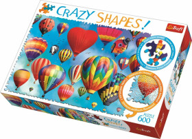 Puzzle Barevné balony 600 dílků Crazy Shapes