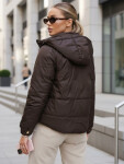 Dámská přechodová bunda TY5669 hnědá - FashionStreet M