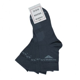 Bushman Pánské a dámské ponožky Bushman Bio Set 2,5 tmavě šedé 47-49