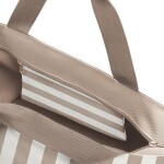 Nákupní taška přes rameno Reisenthel Shopper M Summerstripes coffee