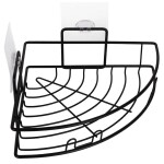 Kovová police do koupelny na přilepení 23x23x9