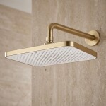 REA - Obdélníková dešťová sprcha JS-032 Brushed Gold REA-P0396
