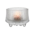 Iittala Skleněný svícen Ultima Thule 6,5 cm – Matt Frosted, čirá barva, sklo