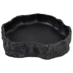 Repti Planet Miska na krmení černá 19.5x17.5x4.2cm (007-51023)