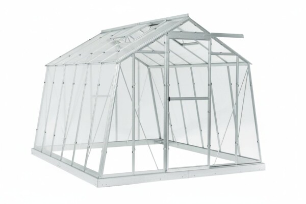 Skleník ze skla LIMES Viva V7/4,5, š. 2,47 m × d. 4,48 m, tl. skla 3 mm