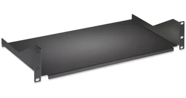 Intellinet Police do racku 19" černá / Rack police / 2U / hloubka 400 mm / nosnost 25 kg (710916)
