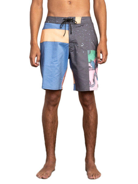 RVCA SAGE COLLAGE TRUNK MULTI pánské koupací kraťasy - 36