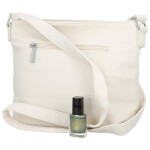 Trendy dámská koženková crossbody kabelka Vaka, béžová