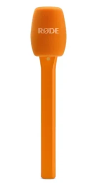 Rode Interview Micro oranžová / Ruční adaptér / pro vysílače Wireless GO, GO II, ME, PRO / 266mm, 80g (INTERVIEWMICROORA)