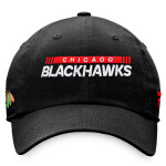 Fanatics Pánská kšiltovka Chicago Blackhawks Authentic Pro Game & Train Unstr Adj Black