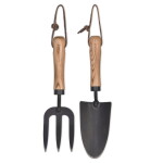 Garden Trading Set ručního zahradního nářadí Horton, přírodní barva, dřevo, kov