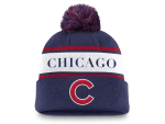 Nike Pánská zimní čepice Chicago Cubs MLB Peak Standard Cuff Pom Beanie