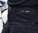 Dámské kalhoty Trilobite Parado doublelayer Aaaa slim fit jeans black level 2 (prodloužené) - 32 / černá