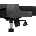 Kancelářská židle, houpací mechanismus, černá, KA-K2021 BK