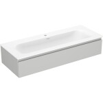MEXEN/S - Orio koupelnová skříňka 120 cm s umyvadlem Vela, 1 šuplík, šedá mat/bílá mat 91A10-12023-1-BF62-W23M01