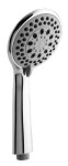 AQUALINE - Ruční masážní sprcha, 3 režimy sprchování, průměr 100, ABS/chrom SC105