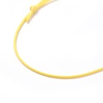 Šňůrkové náramky - různá provedení - ∅ 5 ~ 8 cm - 1 ks Barva: Šedá