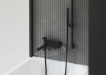 RAVAK - Chrome II Vanová baterie, černá X070463