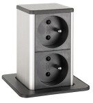 STRONG PowerUp zásuvka, 2x230V, Černá, Fr (477462)