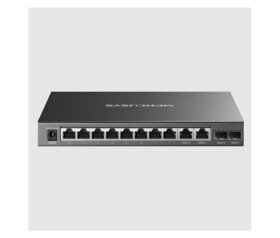 MERCUSYS switch MS112GMP (8xGbE,2xGbE,2xSFP,8xPoE+,110W,fanless) EDF_324641