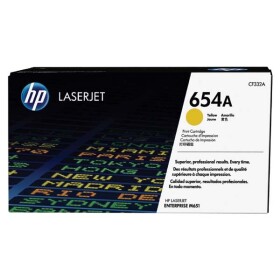 Hewlett-Packard HP CF332A, žlutý (HP 654A) - originální toner