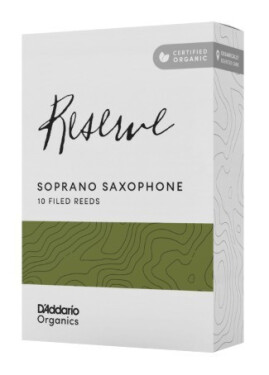 D'Addario ODIR1030 Organic Reserve Soprano Saxophone Reeds 3.0 - 10 Pack